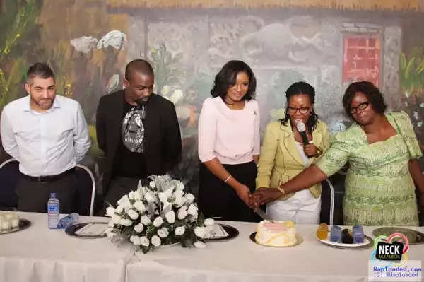 Photos: Actress Omotola Re-Signed 1-Year Deal With BO16 Ahead Of Her Birthday
